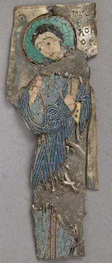 Plaque of St. John, Byzantine, 12th century. Creator: Unknown