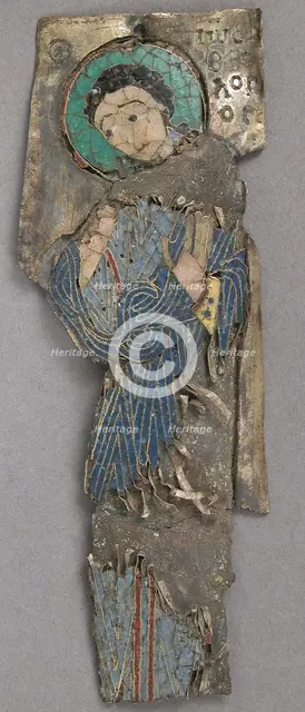 Plaque of St. John, Byzantine, 12th century. Creator: Unknown.