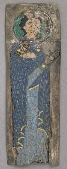 Plaque of The Virgin, Byzantine, 12th century. Creator: Unknown