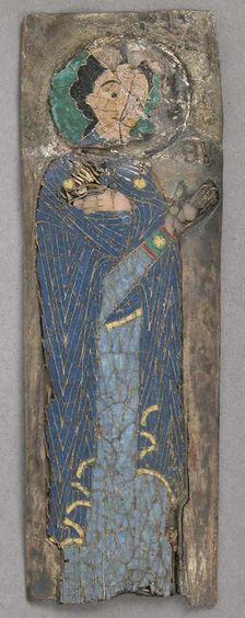 Plaque of The Virgin, Byzantine, 12th century. Creator: Unknown