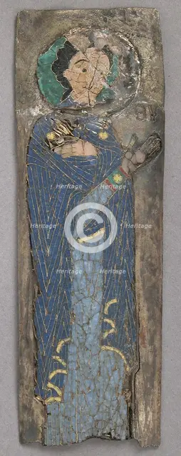 Plaque of The Virgin, Byzantine, 12th century. Creator: Unknown.