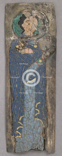 Plaque of The Virgin, Byzantine, 12th century. Creator: Unknown.