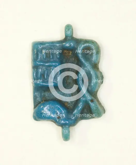 Plaque Amulet with the Name of the God Ptah, Egypt, Third Intermediate Period, Dynasty 21-25... Creator: Unknown.