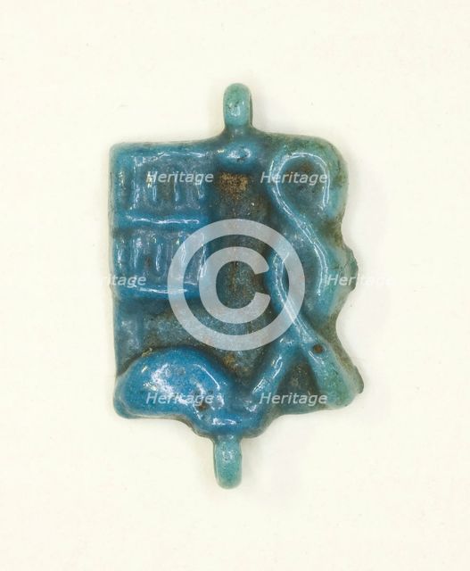 Plaque Amulet with the Name of the God Ptah, Egypt, Third Intermediate Period, Dynasty 21-25... Creator: Unknown.