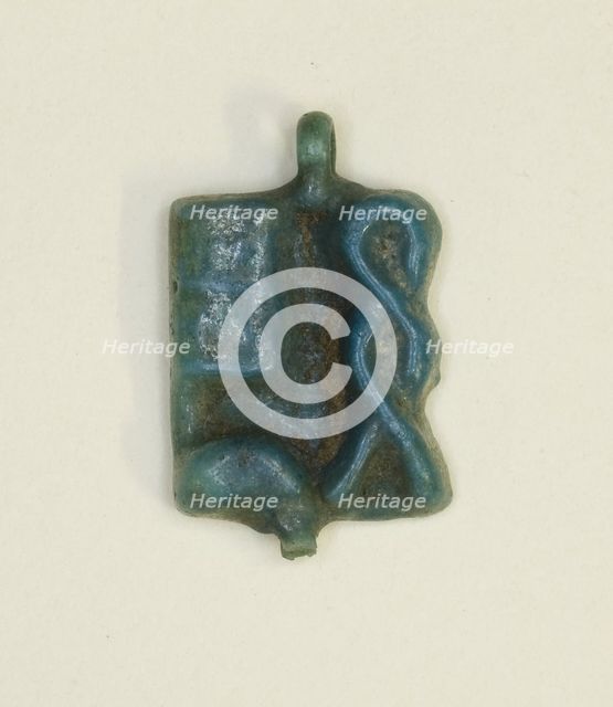 Plaque Amulet with the Name of the God Ptah, Egypt, Third Intermediate Period, Dynasty 21-25... Creator: Unknown.