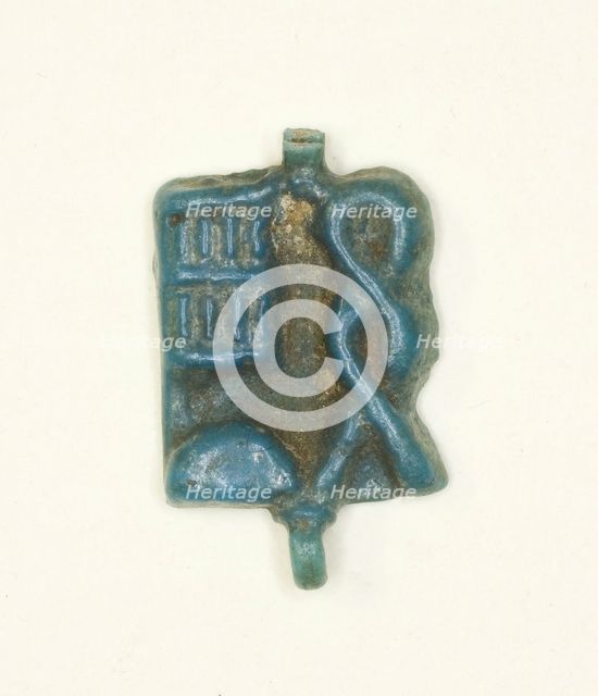 Plaque Amulet with the Name of the God Ptah, Egypt, Third Intermediate Period, Dynasty 21-25... Creator: Unknown.