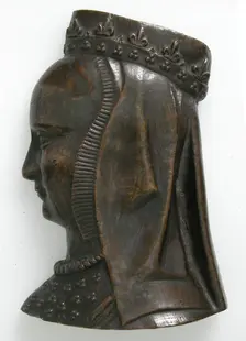 Plaque, Anne of Brittany, French, 15th century. Creator: Unknown