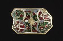 Plaque (Appliqué), 1300s. Creator: Unknown