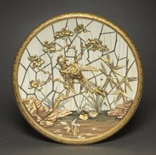 Plaque, c. 1880. Creator: Veuve Ferdinand Duvinage (French); Alphonse Giroux (French)