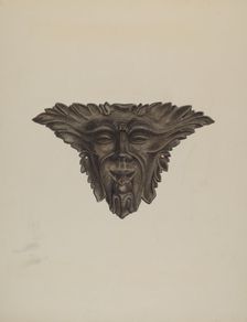 Plaque, c. 1941. Creator: Edmond Lorts