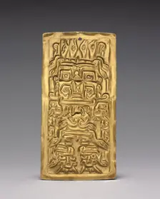 Plaque, c. 500-200 BC. Creator: Unknown