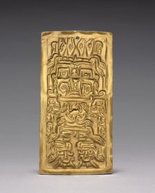 Plaque, c. 500-200 BC. Creator: Unknown