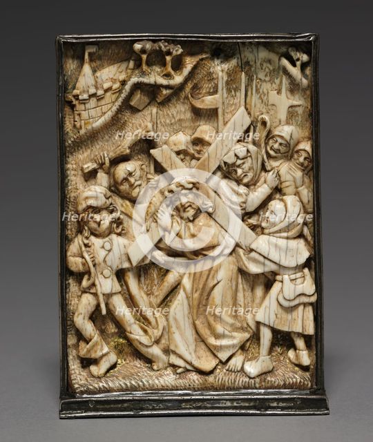 Plaque: Christ Carrying the Cross, c. 1480-1500. Creator: Unknown.