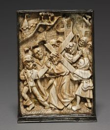 Plaque: Christ Carrying the Cross, c. 1480-1500. Creator: Unknown