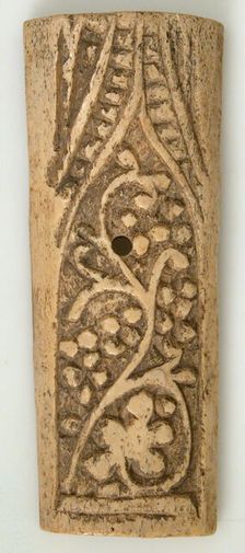 Plaque, Coptic, 4th-7th century. Creator: Unknown
