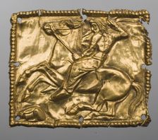 Plaque Depicting a Hunting Scene