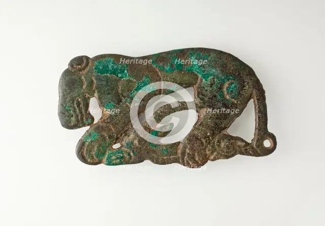 Plaque (Feline) (image 2 of 3), 5th-4th century B.C.. Creator: Unknown.