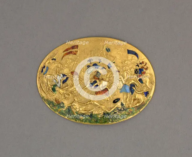 Plaque, France, 19th century. Creator: Unknown.