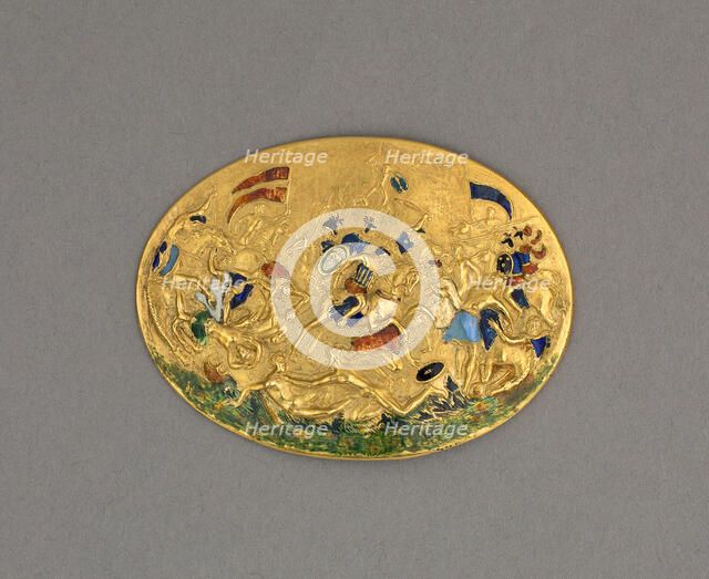 Plaque, France, 19th century. Creator: Unknown.