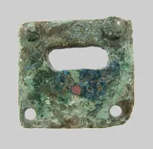 Plaque, Frankish, middle of 6th century. Creator: Unknown