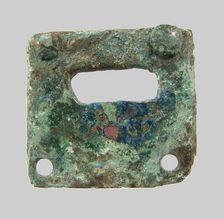 Plaque, Frankish, middle of 6th century. Creator: Unknown