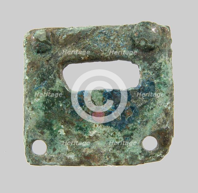 Plaque, Frankish, middle of 6th century. Creator: Unknown.