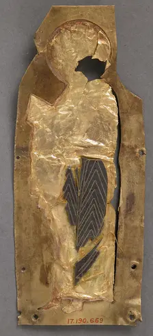 Plaque, Fragment, Byzantine, 10th-11th century. Creator: Unknown