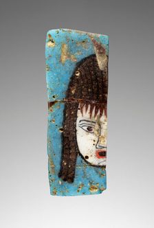 Plaque Fragment with a Theater Mask, 1st century B.C. Creator: Unknown