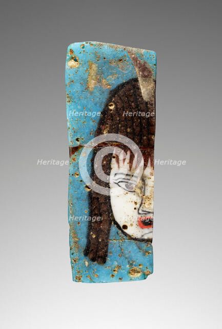 Plaque Fragment with a Theater Mask, 1st century B.C. Creator: Unknown.