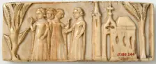 Plaque from Comb, Italian, 14th century. Creator: Unknown