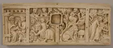 Plaque from Casket, French, first half 19th century, 14th century style (?). Creator: Unknown