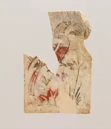 Plaque from a Casket with a bird, Coptic, 4th-5th century. Creator: Unknown