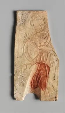 Plaque from a Casket with a Dancing Woman, Coptic, 4th-5th century. Creator: Unknown