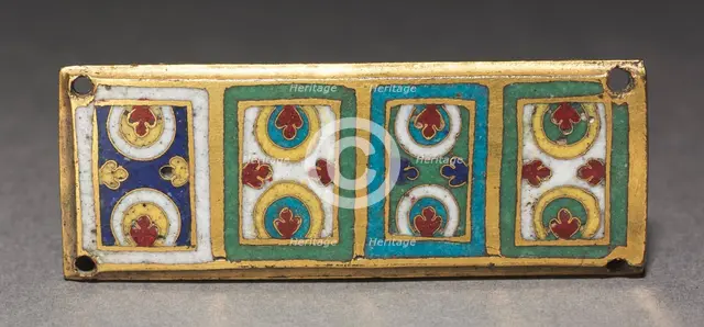 Plaque from a Reliquary Shrine, c. 1170. Creator: Unknown.