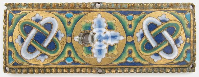 Plaque from a Reliquary Shrine, German, 1180-90. Creator: Unknown.
