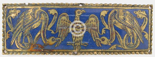 Plaque from a Reliquary Shrine, German, ca. 1185. Creator: Unknown.