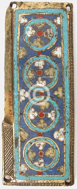 Plaque from a Reliquary Shrine, German or South Netherlandish, ca. 1175-1200. Creator: Unknown.