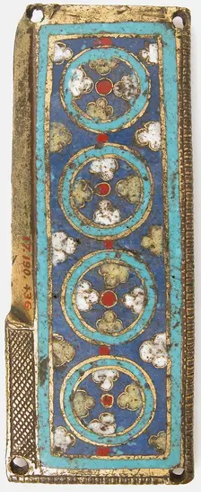Plaque from a Reliquary Shrine, German or South Netherlandish, ca. 1175-1200. Creator: Unknown