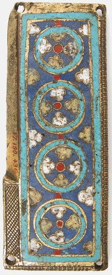 Plaque from a Reliquary Shrine, German or South Netherlandish, ca. 1175-1200. Creator: Unknown