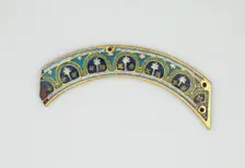 Plaque from an Arch of a Reliquary Shrine, Rhineland, 1175/1200. Creator: Unknown