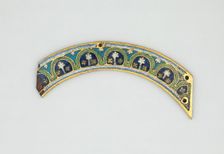 Plaque from an Arch of a Reliquary Shrine, Rhineland, 1175/1200. Creator: Unknown