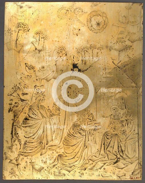 Plaque from Triptych, German, mid-15th century. Creator: Unknown.