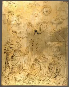 Plaque from Triptych, German, mid-15th century. Creator: Unknown