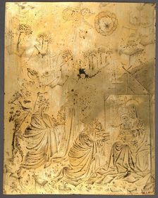 Plaque from Triptych, German, mid-15th century. Creator: Unknown