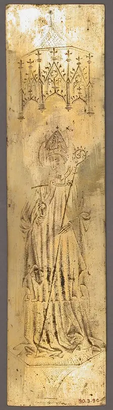 Plaque from Triptych, German, mid-15th century. Creator: Unknown