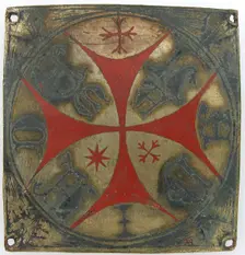 Plaque, German, 12th-13th century. Creator: Unknown