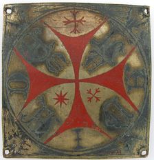 Plaque, German, 12th-13th century. Creator: Unknown