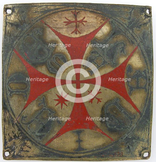 Plaque, German, 12th-13th century. Creator: Unknown.