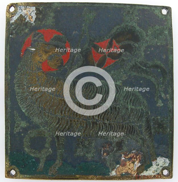 Plaque, German, 12th-13th century. Creator: Unknown.