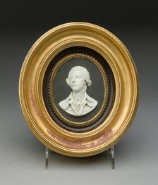 Plaque: Portrait of William Pitt, Burslem, c. 1805. Creator: Wedgwood